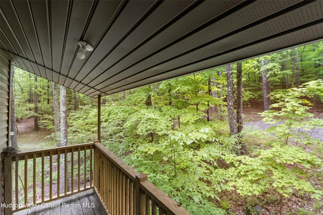 48 Deer Park Rd, Cairo, NY 12473 - deck featuring a wooded view