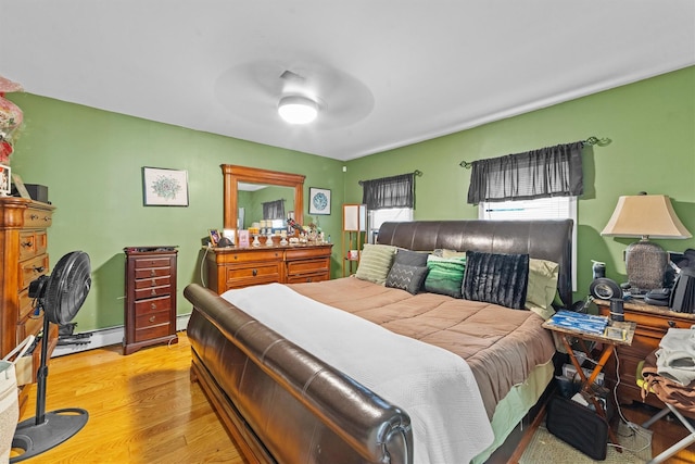 3632 Willett Ave, Bronx, NY 10467 - bedroom with light wood finished floors and a ceiling fan