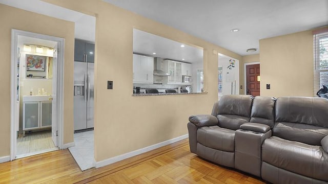 3217 Tenbroeck Ave, Bronx, NY 10469 - living area with baseboards