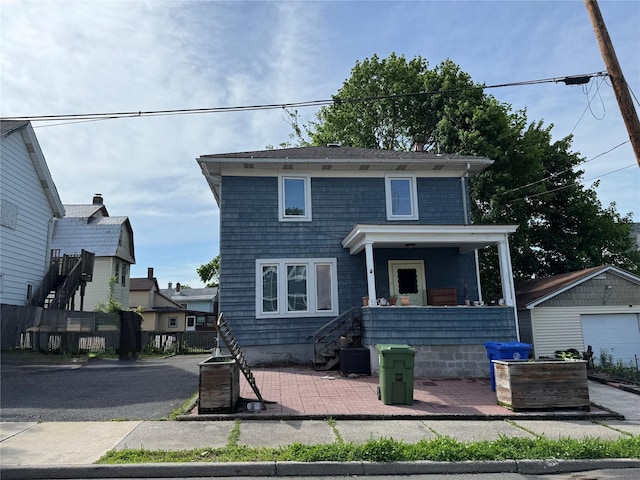 39 Crescent Pl, Middletown, NY 10940 - traditional style home featuring stairs and covered porch