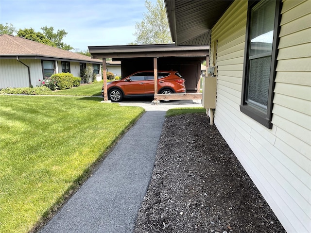 6DEVONCOURT Devon Unit B, Yorktown Heights, NY 10598 - view of home's exterior with a yard and a carport