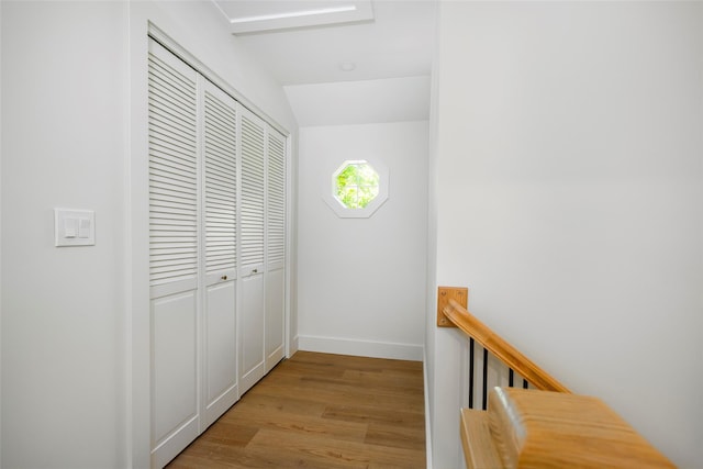 300 Seminary Hill Rd, Carmel, NY 10512 - hall with light wood-style flooring, lofted ceiling, and baseboards