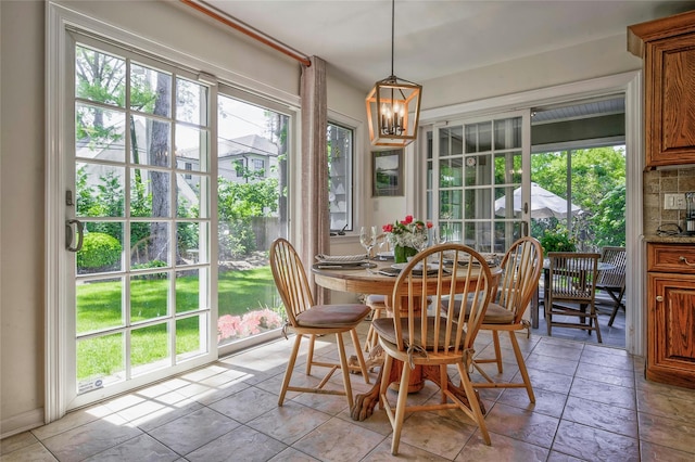 28 Valley Rd, Manhasset, NY 11030 - dining area featuring a chandelier