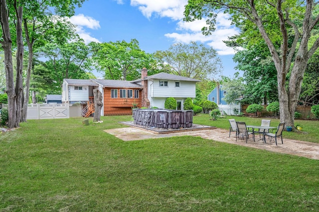 40 Monroe Ave, Brentwood, NY 11717 - view of yard with a patio area