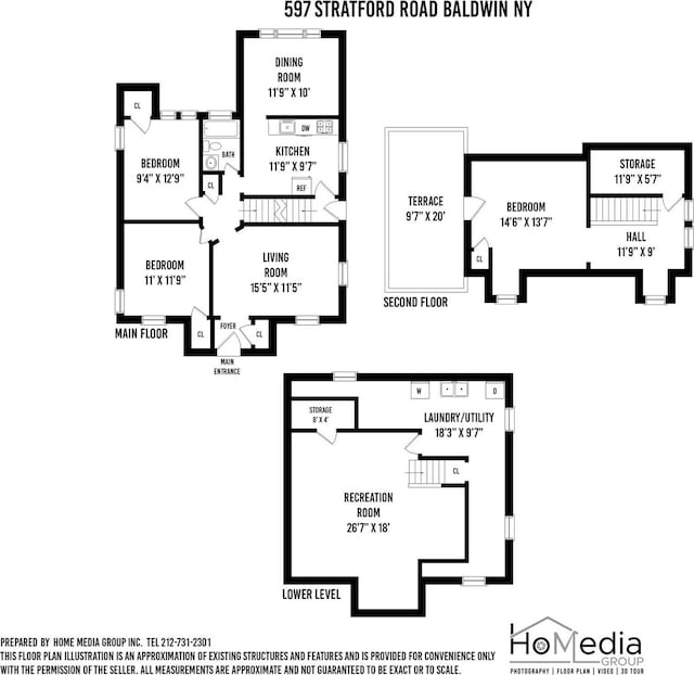 597 Stratford Rd, Baldwin, NY 11510 - property floor plan