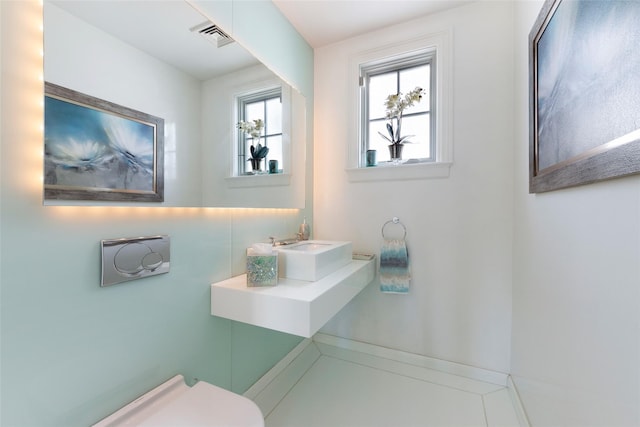 158-44 87th St, Howard Beach, NY 11414 - half bathroom with toilet and a sink