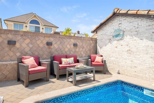 158-44 87th St, Howard Beach, NY 11414 - view of pool featuring a patio area and an outdoor hangout area