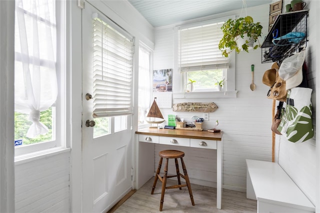 43 W 4th St, Locust Valley, NY 11560 - doorway to outside with light wood-style flooring