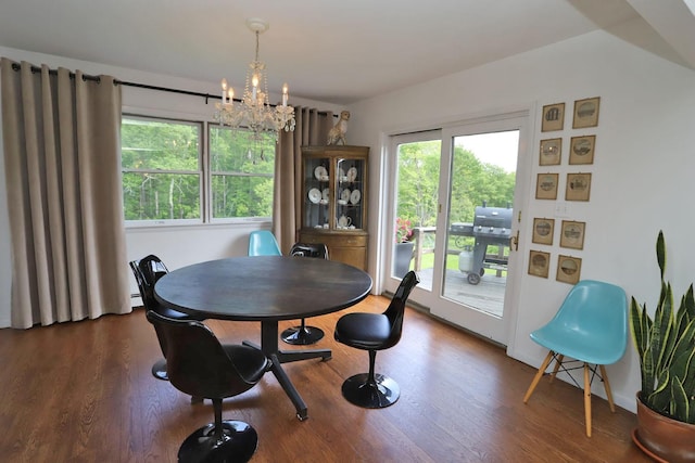 605 Dutch Hill Rd, Call Listing Agent, NY 12776 - dining room with a chandelier and wood finished floors