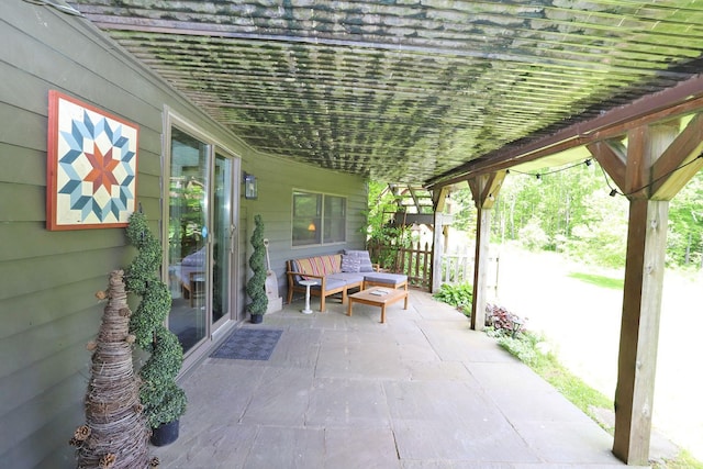 605 Dutch Hill Rd, Call Listing Agent, NY 12776 - view of patio with outdoor lounge area