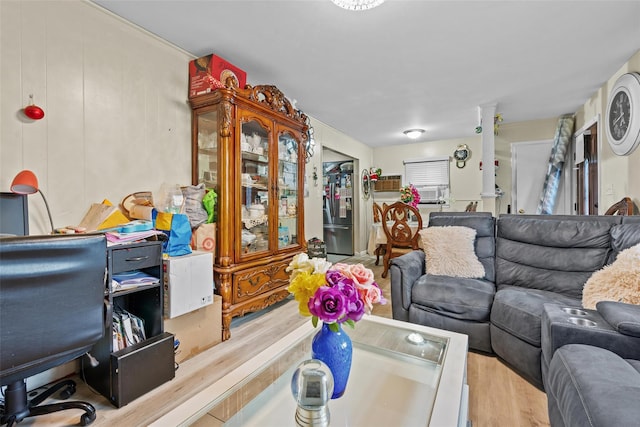 37 Prospect St, Garnerville, NY 10923 - living area with wood finished floors