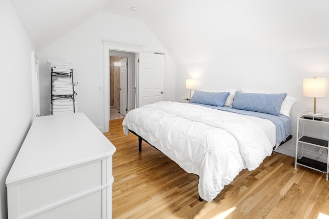 5 Ponds Rd, Water Mill, NY 11976 - bedroom featuring lofted ceiling and light wood-style floors