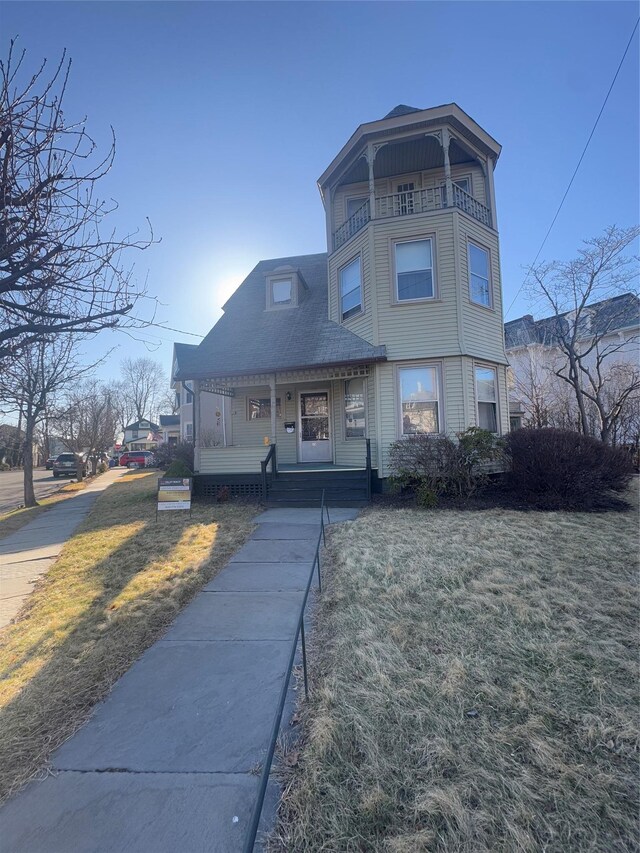 25 E Broome St, Port Jervis, NY 12771 - victorian house featuring covered porch