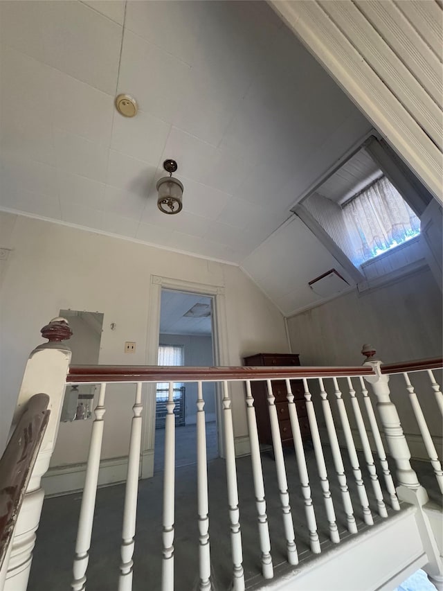 25 E Broome St, Port Jervis, NY 12771 - staircase featuring lofted ceiling