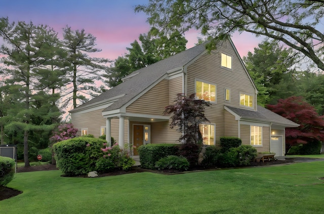 1 Berkley Ct, Briarcliff Manor, NY 10510 - view of front facade featuring a front yard and roof with shingles