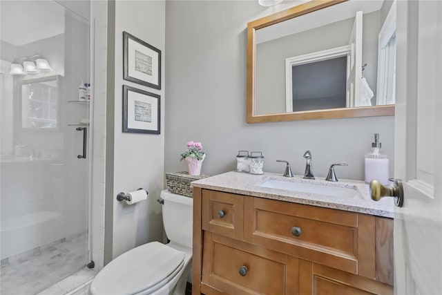 243 Albemarle Rd, White Plains, NY 10605 - full bath featuring toilet, a stall shower, and vanity