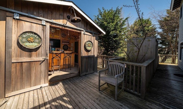 31 Gull Walk, Dunewood, NY 11706 - view of wooden terrace