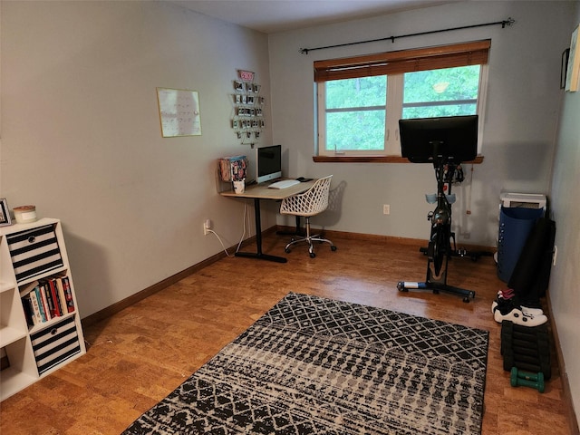 182 Ledge Rd, Kingston, NY 12401 - office area with wood finished floors and baseboards