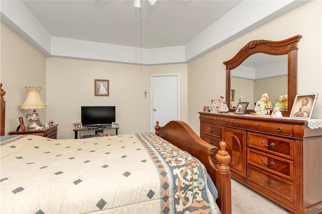 160-15 Powells Cove Blvd Unit D203, Beechhurst, NY 11357 - bedroom with light colored carpet and ceiling fan