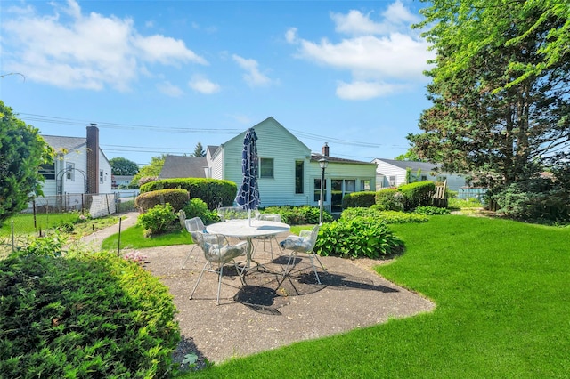 383 Old Country Rd, Deer Park, NY 11729 - view of yard featuring a patio