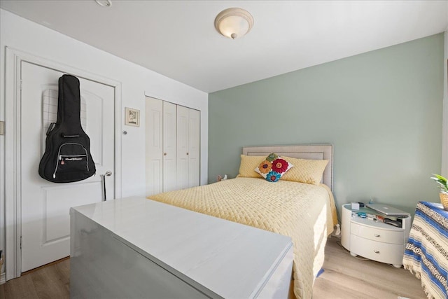 133-20 87th St Unit 3, Ozone Park, NY 11417 - bedroom with wood finished floors and a closet