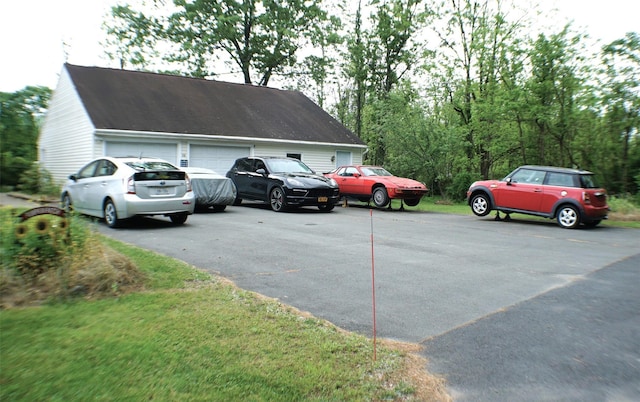 26 Saunders Ln, Wawarsing, NY 12489 - view of parking with a detached garage