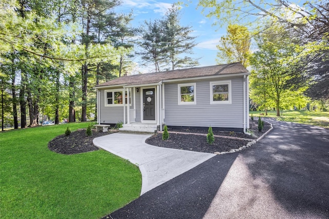 1345 Rte 82, Hopewell Junction, NY 12533 - view of front of property with a front yard and asphalt driveway