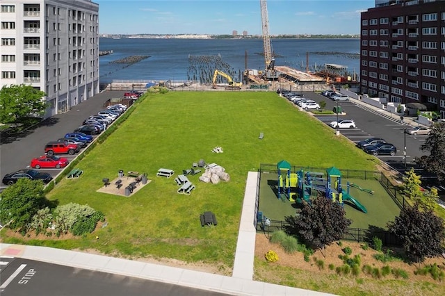 90 Bay Street Lndg Unit 6L, Staten Island, NY 10301 - bird's eye view of a nearby body of water