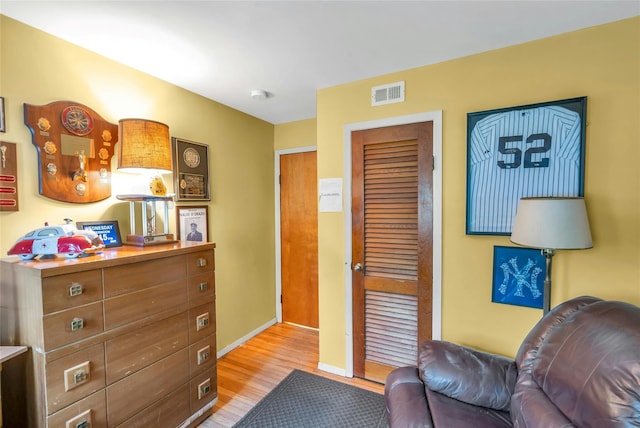 105 Browns Rd, Nesconset, NY 11767 - sitting room featuring light wood-type flooring and baseboards