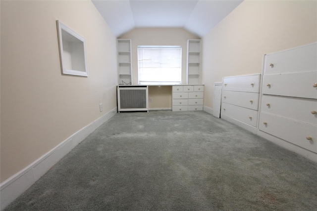 73-20 52nd Rd, Maspeth, NY 11378 - additional living space featuring lofted ceiling, baseboards, and carpet flooring