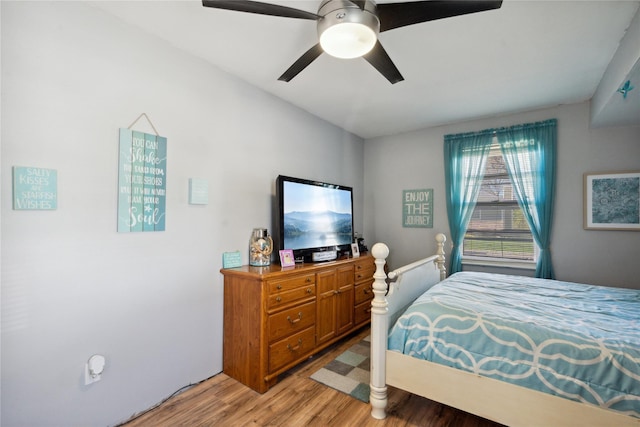 244 Laverne Ave, Holbrook, NY 11741 - bedroom with light wood-style flooring and a ceiling fan