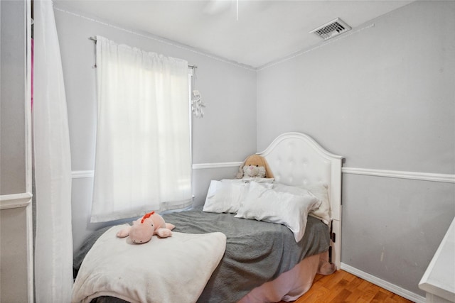 244 Laverne Ave, Holbrook, NY 11741 - bedroom featuring wood finished floors, a ceiling fan, and baseboards