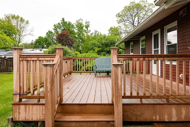 7 Sycamore Dr, Hyde Park, NY 12538 - view of wooden terrace
