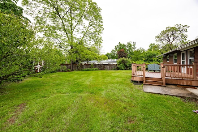 7 Sycamore Dr, Hyde Park, NY 12538 - view of yard with a deck
