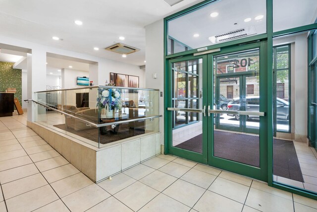 102 Bradhurst Ave Unit 906, New York Manhattan, NY 10039 - building lobby with recessed lighting