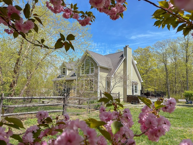 1401 State Route 28a, Hurley, NY 12491 - view of side of property featuring a chimney