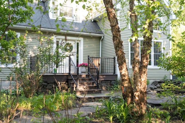 1401 State Route 28a, Hurley, NY 12491 - back of house featuring a wooden deck