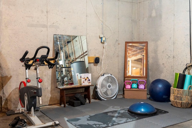 1401 State Route 28a, Hurley, NY 12491 - workout room with gas water heater