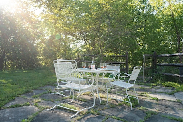 1401 State Route 28a, Hurley, NY 12491 - view of patio featuring outdoor dining area
