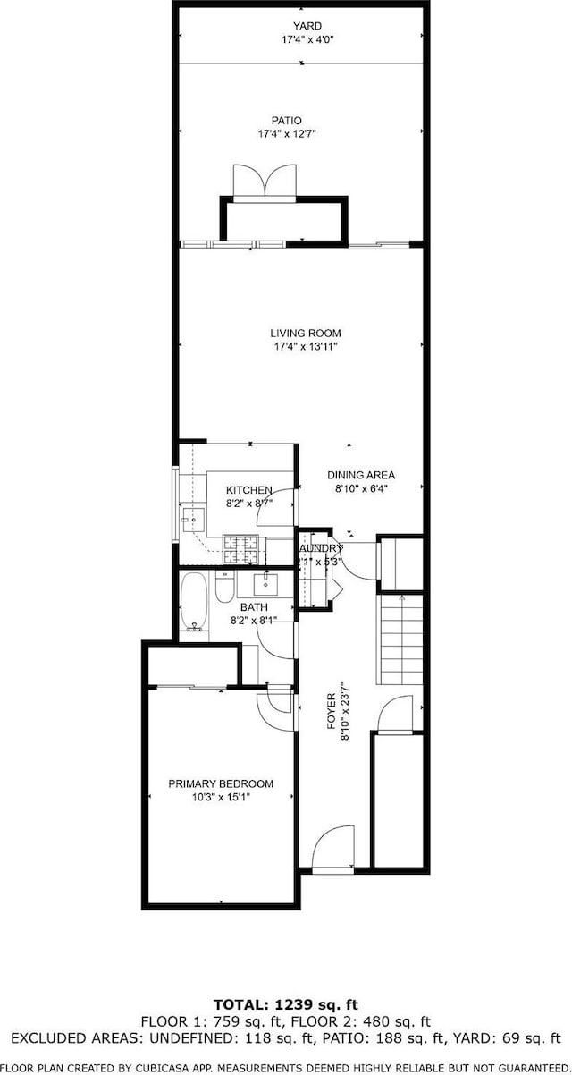 105 Surf Dr Unit 25, Bronx, NY 10473 - floor plan / room layout