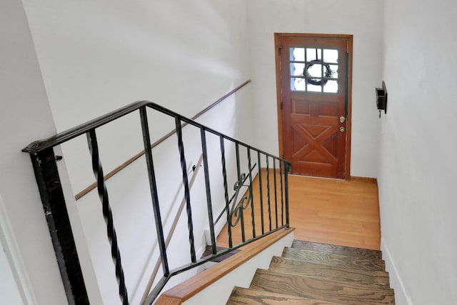 33 Greentree Dr N, Hyde Park, NY 12538 - staircase featuring wood finished floors and baseboards