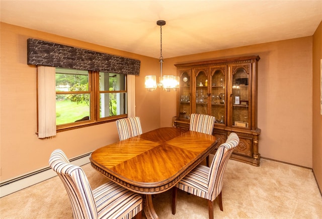 26 Stacey Dr, Monticello, NY 12701 - dining room with light carpet and a chandelier
