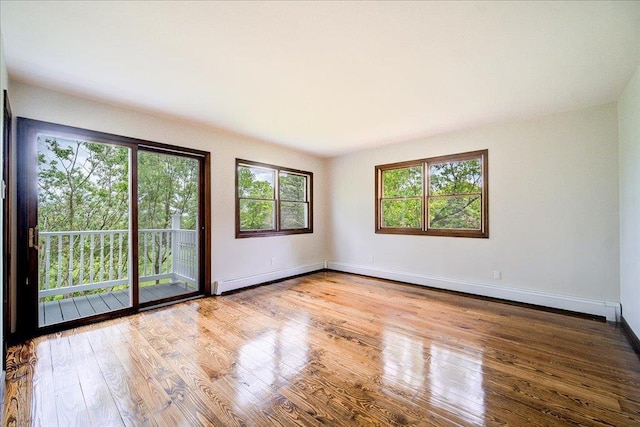 665 State Route 94 N, Warwick, NY 10990 - spare room featuring wood-type flooring, baseboards, and a baseboard heating unit