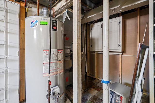 203 Highland Ave, Middletown, NY 10940 - utility room featuring gas water heater