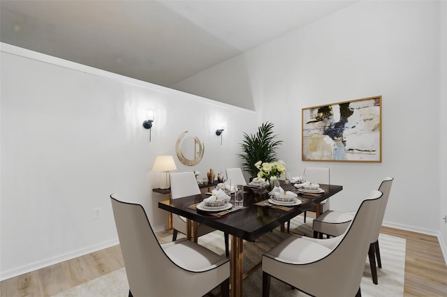 348 Heritage Hls Unit A, Somers, NY 10589 - dining space with light wood-style flooring and baseboards