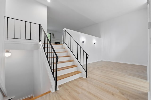 348 Heritage Hls Unit A, Somers, NY 10589 - stairs featuring wood finished floors and baseboards