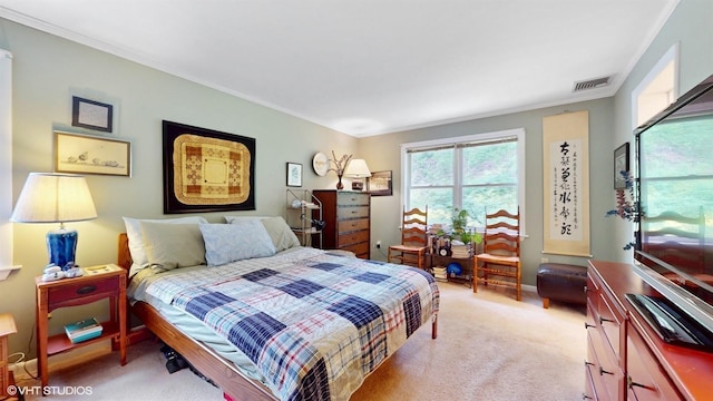 50 Snowden Ave, Ossining, NY 10562 - bedroom featuring light colored carpet and crown molding