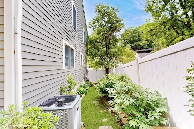 50 Snowden Ave, Ossining, NY 10562 - view of yard featuring central air condition unit and a vegetable garden