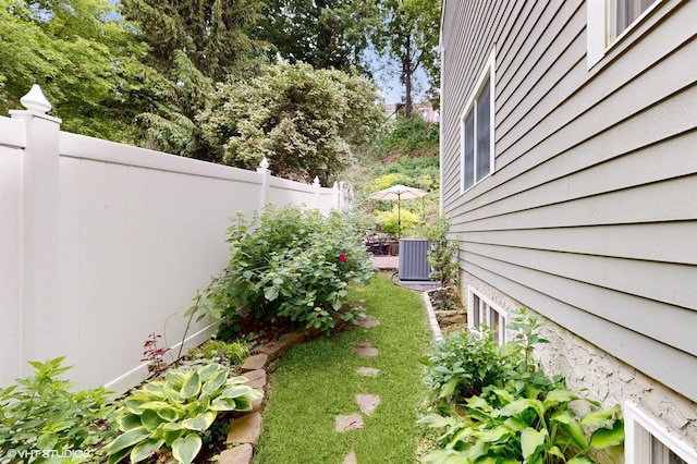 50 Snowden Ave, Ossining, NY 10562 - view of yard featuring central AC unit