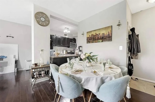 3 Fordham Hill Oval Unit 3D, Bronx, NY 10468 - dining space featuring dark wood finished floors and baseboards
